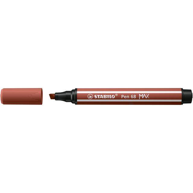 Viltstift stabilo pen 68/75 max sienna | Omdoos a 5 stuk-0