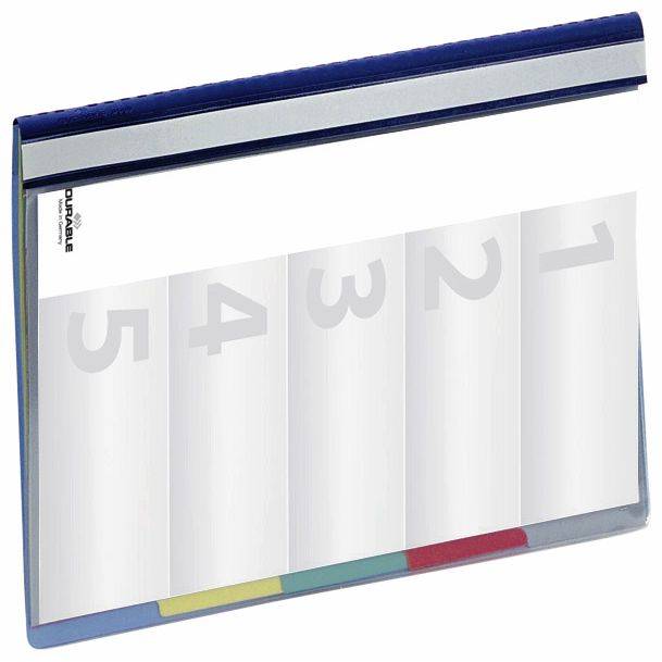Durable 4005546269115 Durable - Organisatiemap divisoflex a4 blauw | 5 stuks-0