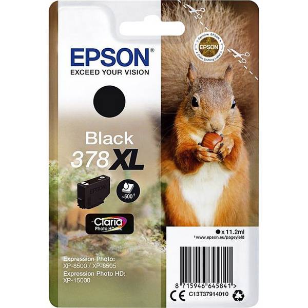 Inktcartridge epson 378xl t3794 zwart | 1 stuk