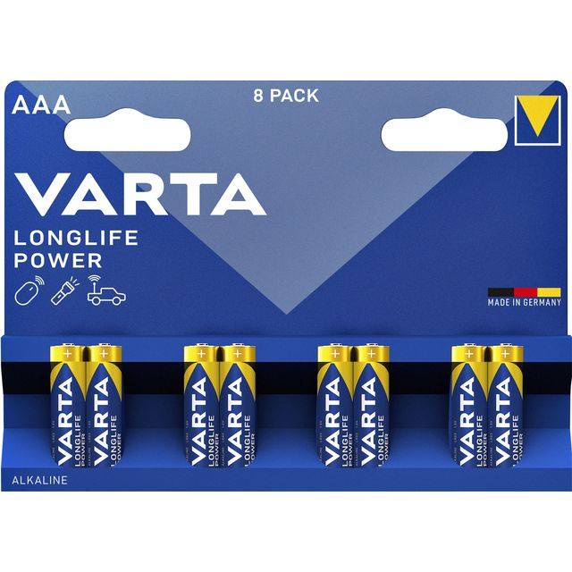 Varta Batterijen Longlife Power LR03/AAA 1,5V 8 stuks-5