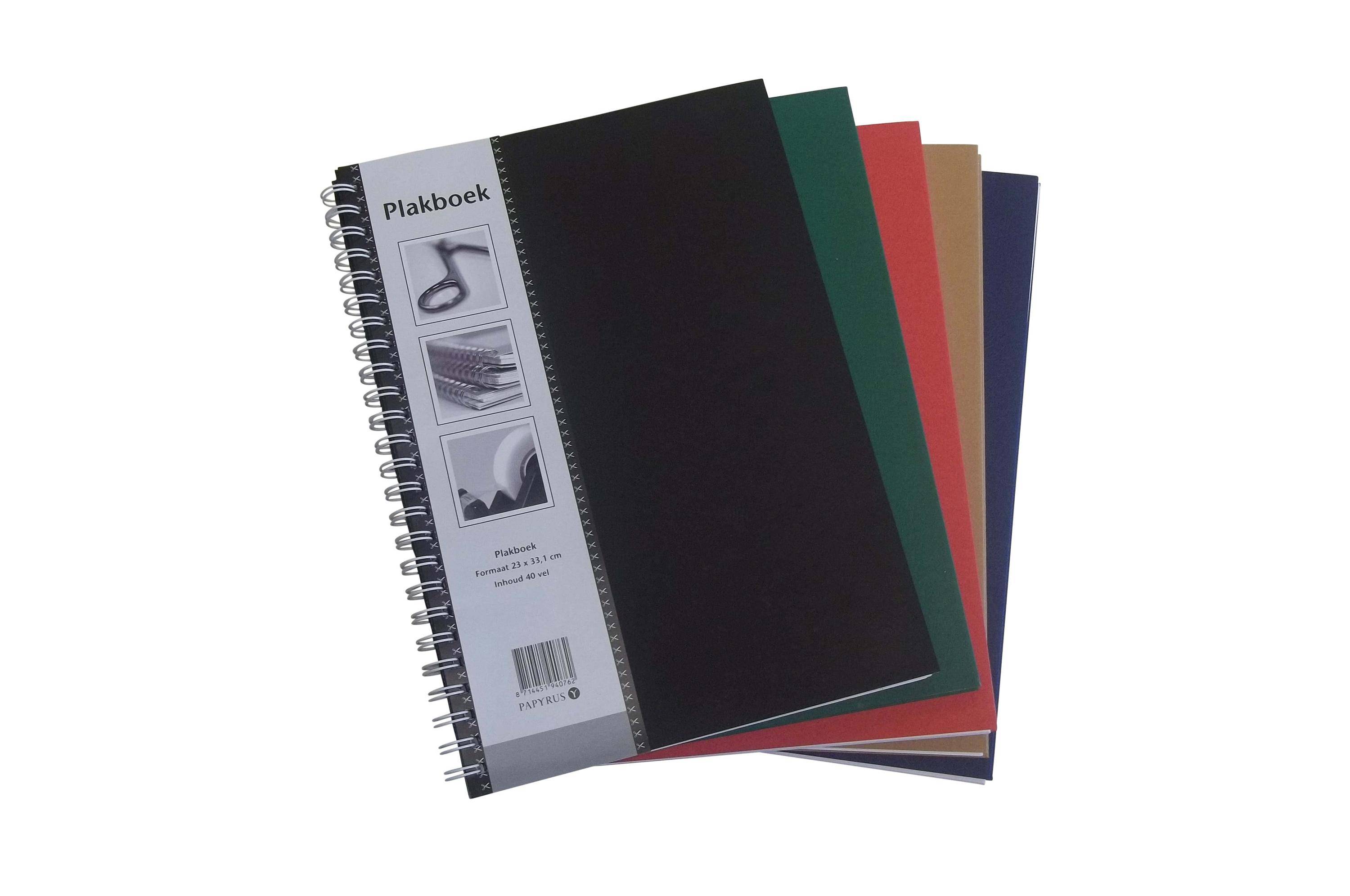 Papyrus 8714451840765 Papyrus - Plakboek 330x230mm 40 vel assorti | 5 stuks-0