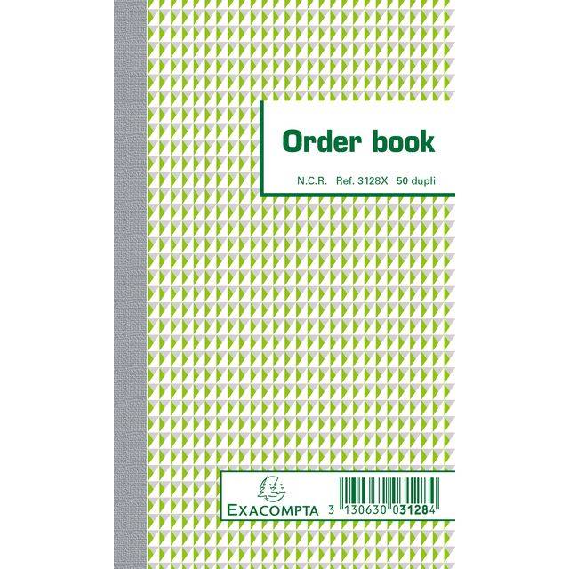 Exacompta 3130630031284 Exacompta - Orderboek 175x105mm 50x2vel-0