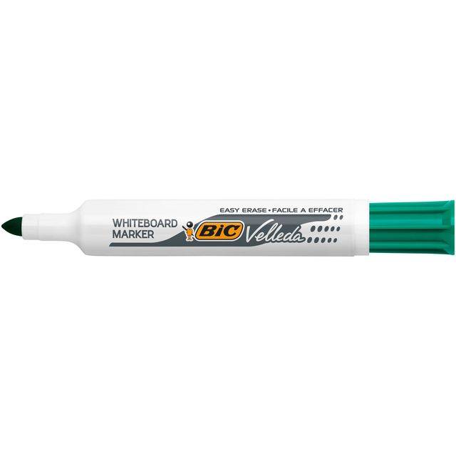 Whiteboardmarker Bic Velleda 1711 rond large groen | 12 stuks-0