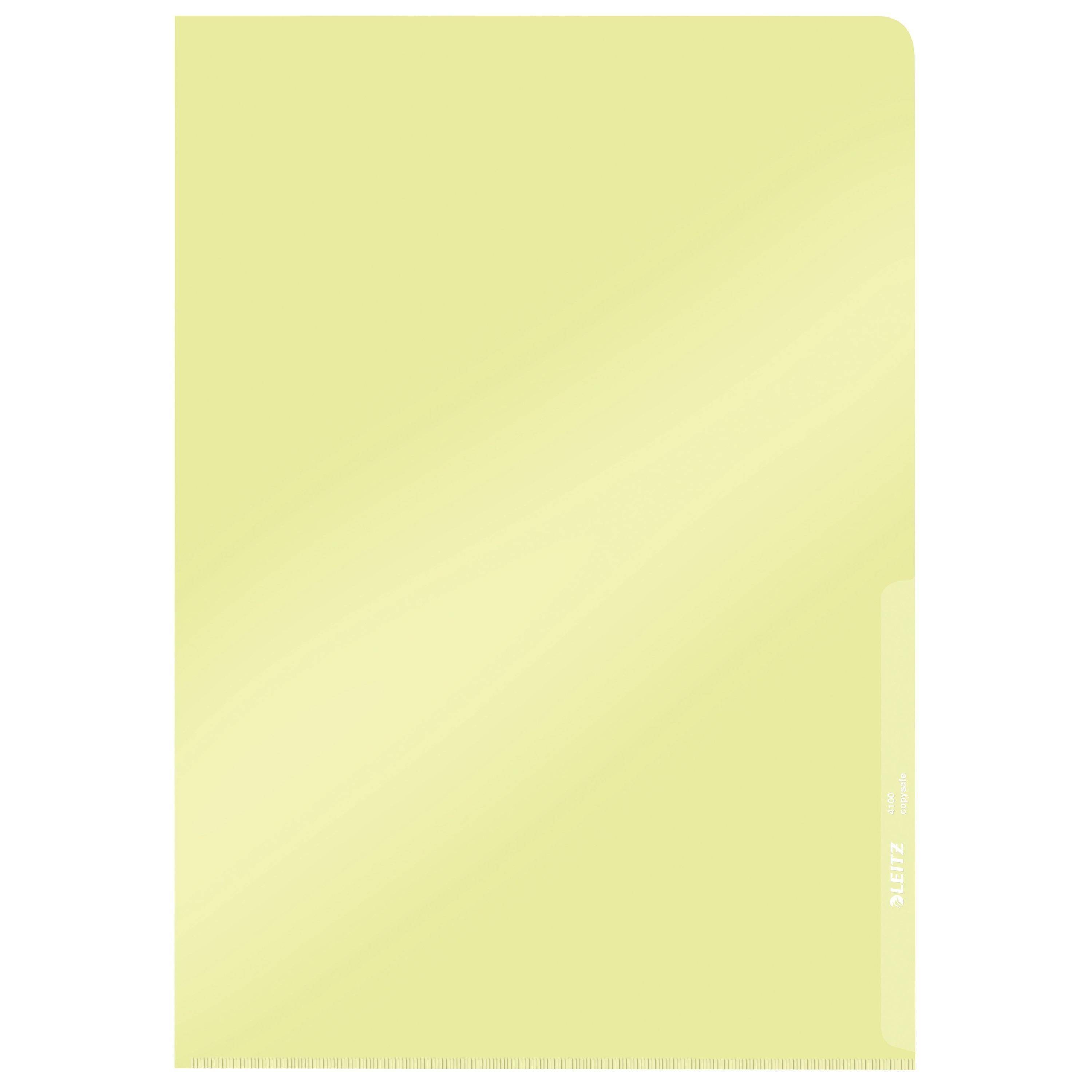 Leitz 4002432417308 Leitz - L-map premium copy safe pvc a4 geel 100st-0