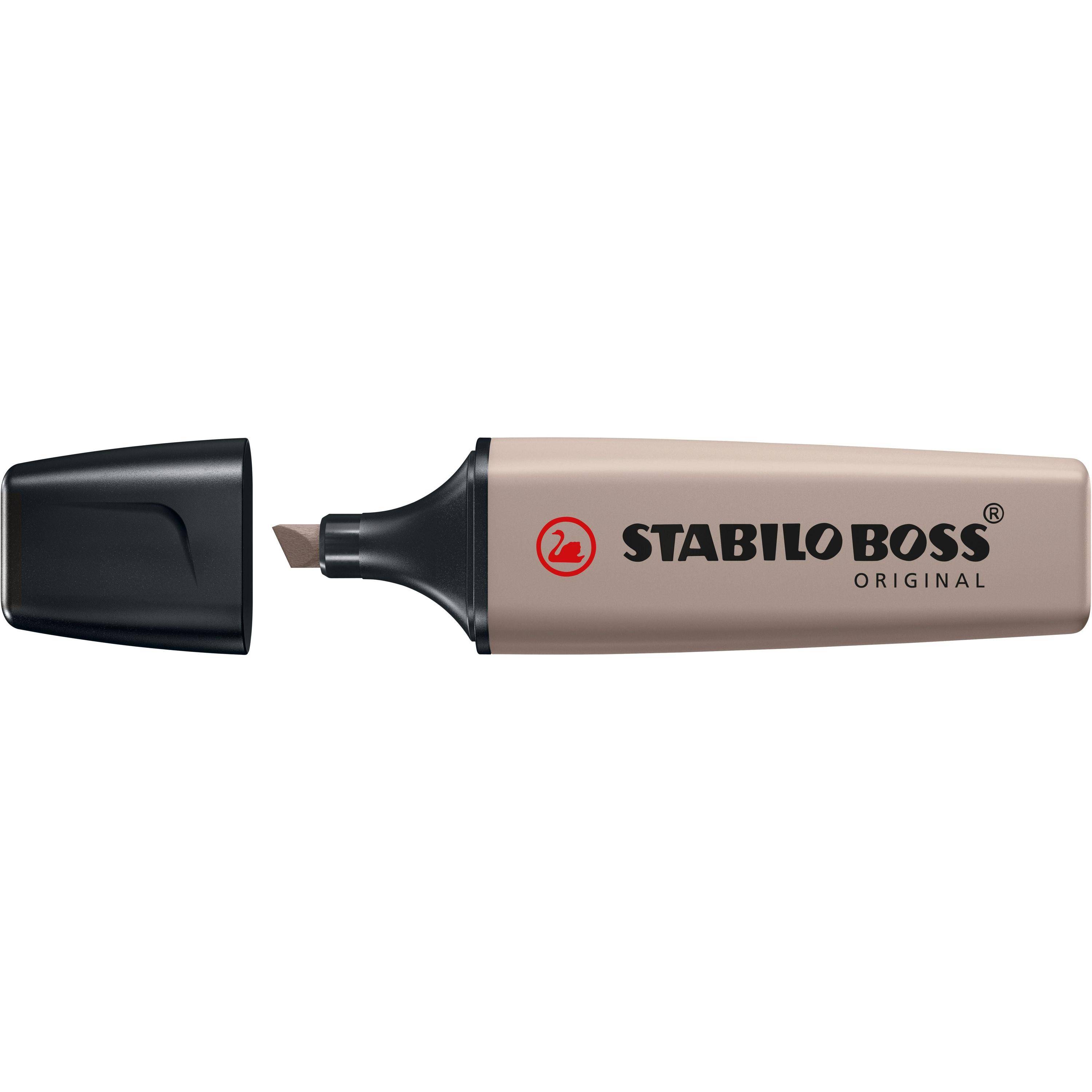 Markeerstift stabilo boss 70/193 nature warmgrijs | Omdoos a 10 stuk-0