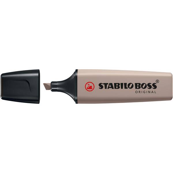 Markeerstift stabilo boss 70/193 nature warmgrijs | Omdoos a 10 stuk