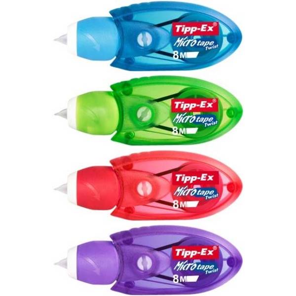 Correctietape Tipp-Ex micro twist 5mmx8m valuepack 40+20 gratis