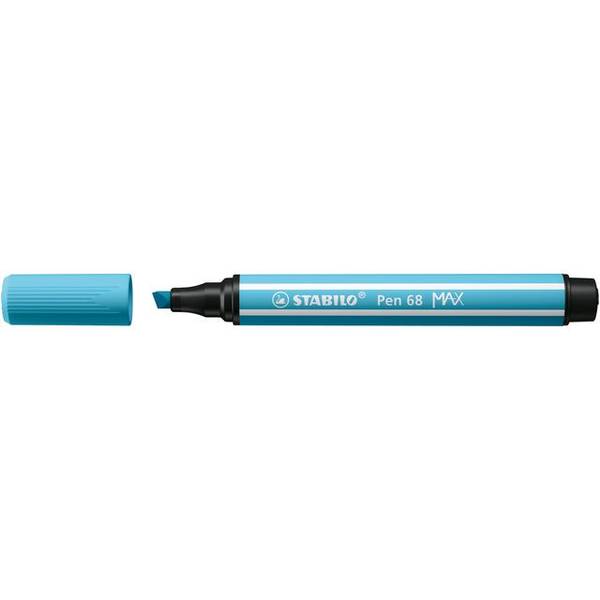Viltstift STABILO Pen 68/57 Max azuurblauw | 5 stuks