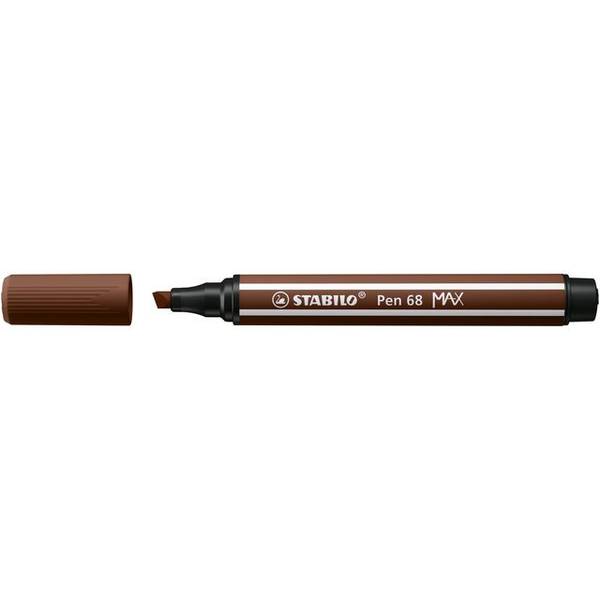 Viltstift STABILO Pen 68/45 Max bruin | 5 stuks