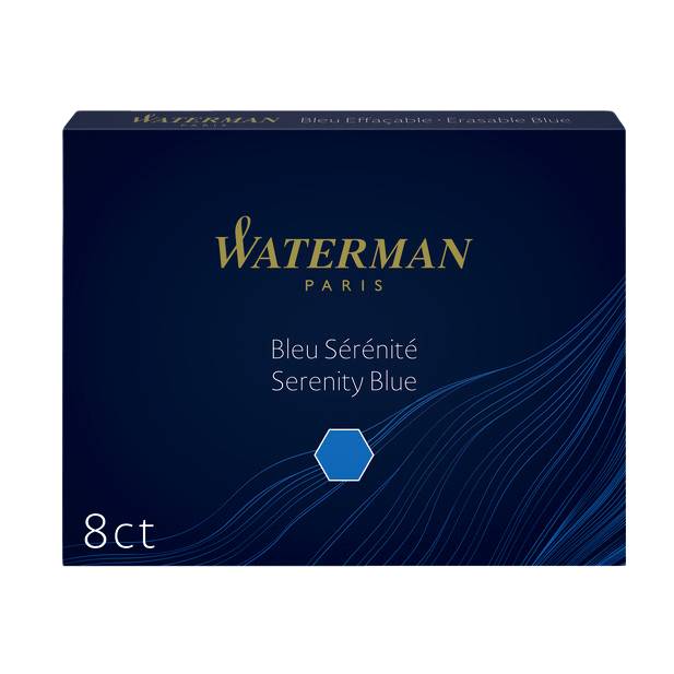 WATERMAN inktcartridgestandaard Serenity Blue 8 stuks-4