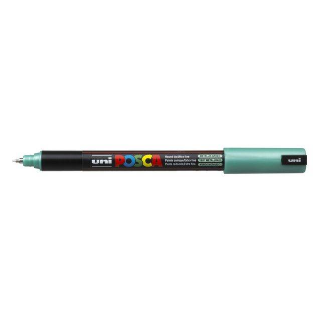 Verfstift Posca PC1MR extra fijn metallic groen-0