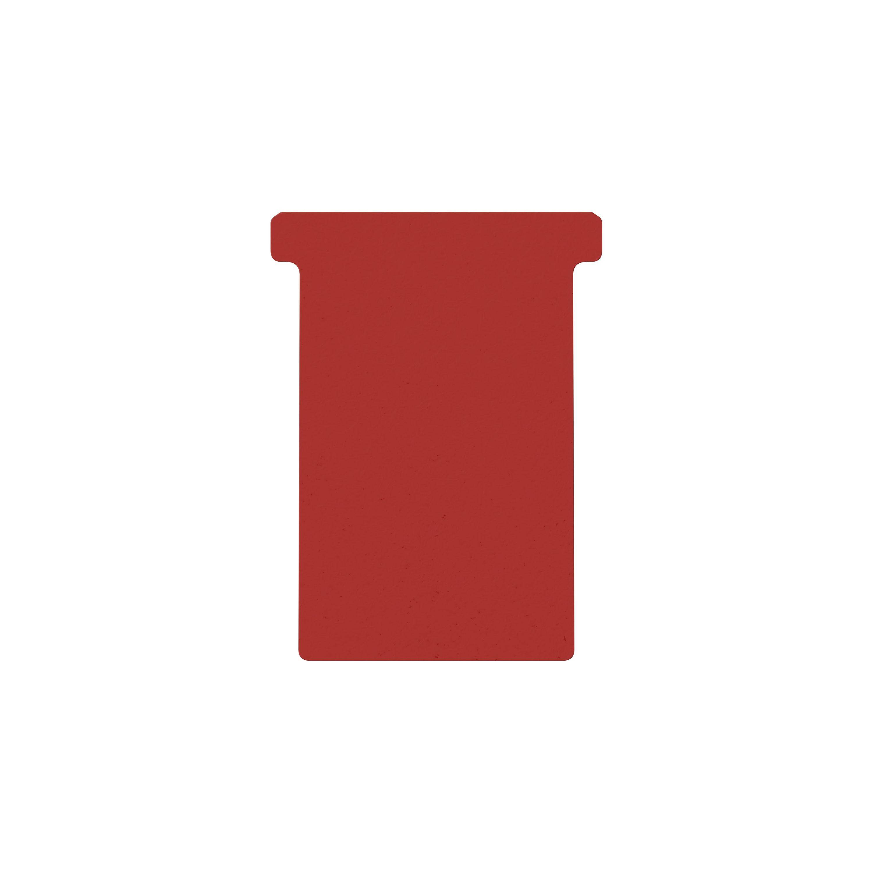 T-kaart Djois formaat 3 77mm rood 100 stuks-0