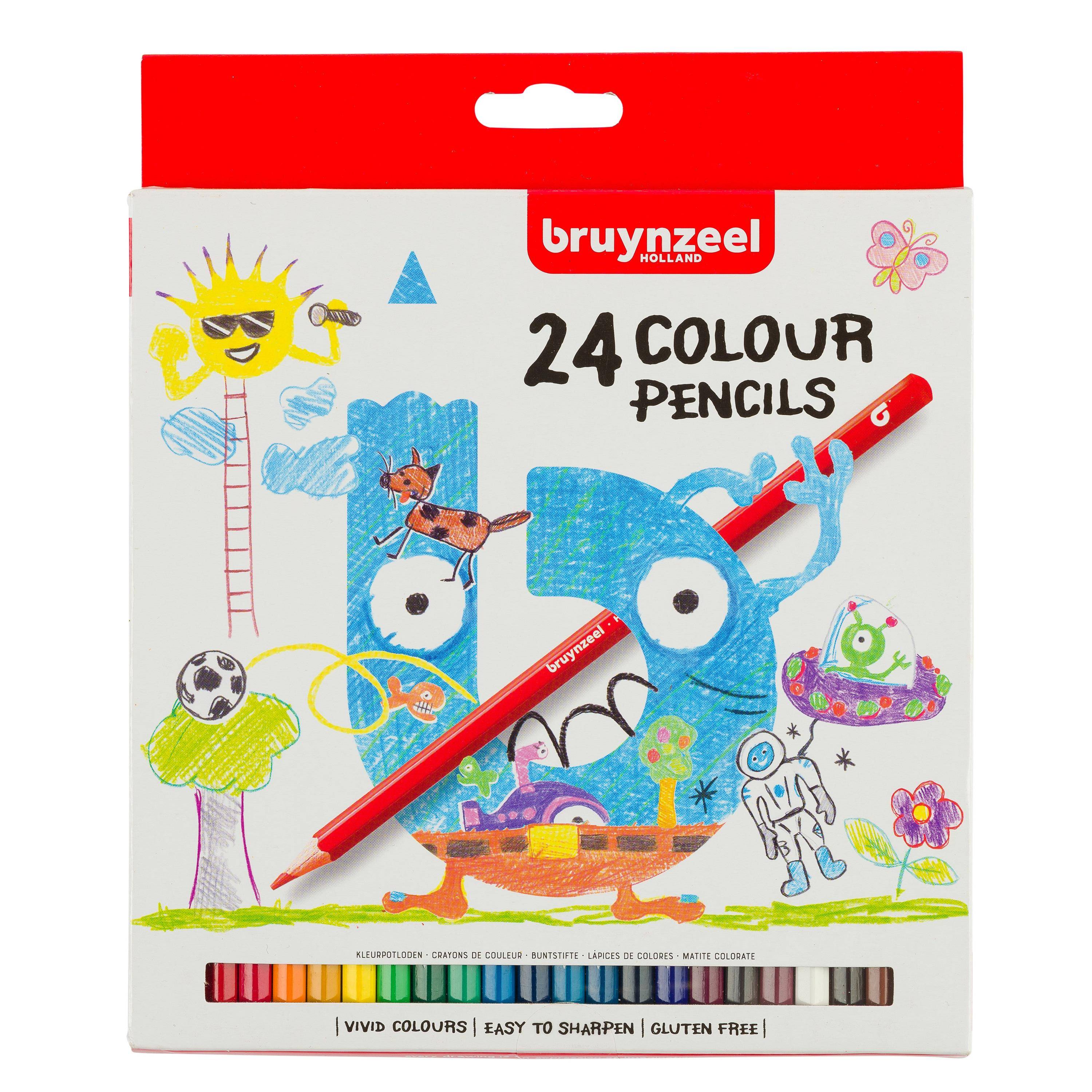 Bruyn ZEEL 8712079421021 Bruynzeel - Kleurpotloden kids 24st ass-0