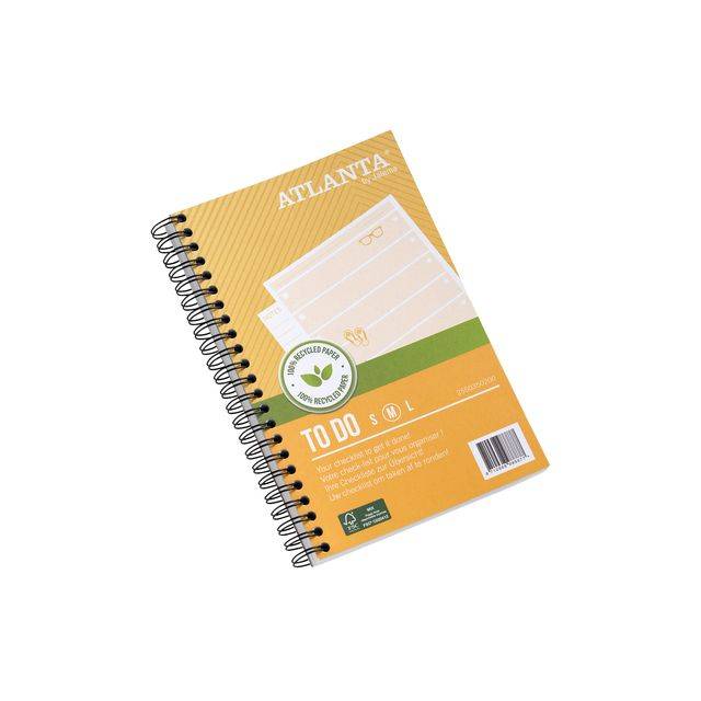 Things to do Djois Atlanta recycled papier Summer 195x125mm 100 vel 70gr geel 2 stuks-0