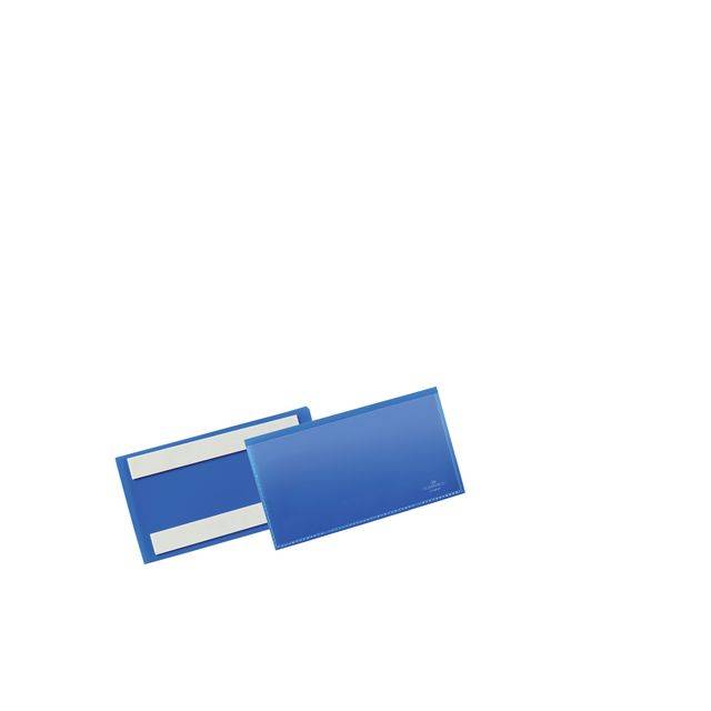 Documenthoes Durable zelfklevend 150x67mm blauw 50 stuks-0