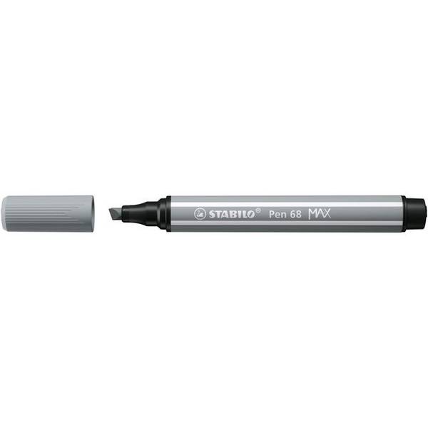 Viltstift STABILO Pen 68/95 Max middel koudgrijs | 5 stuks