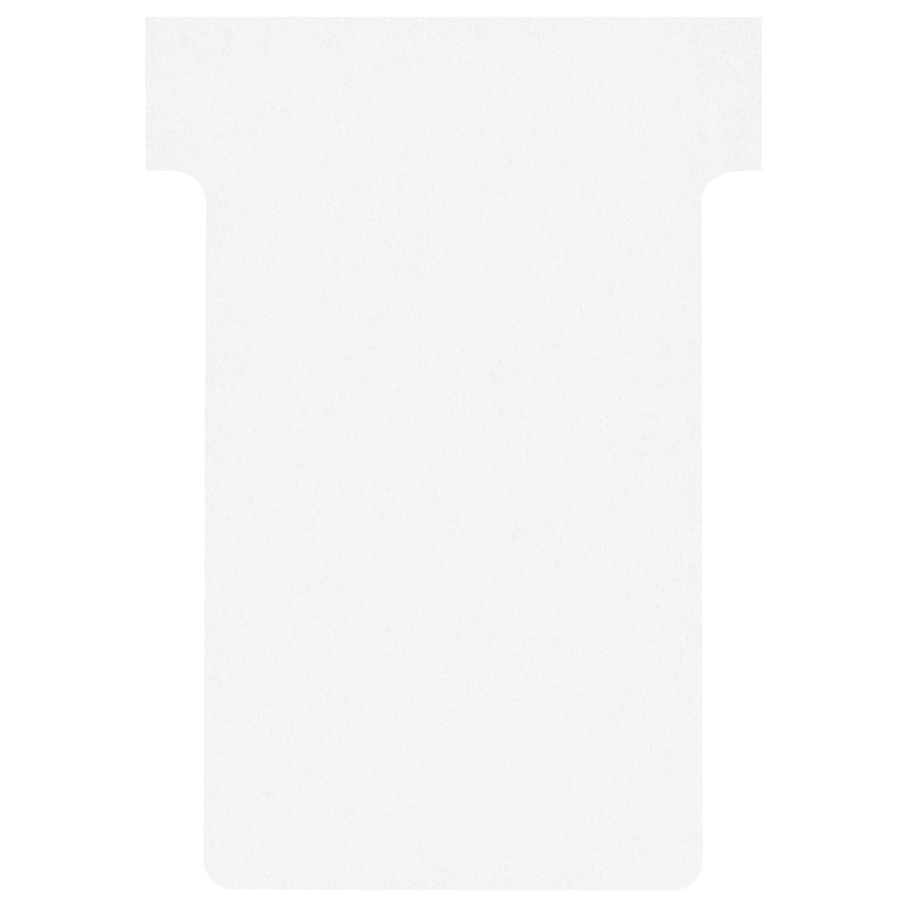 Nobo 5016812389009 Nobo - T-Kaarten Maat 2 Wit (100)-0