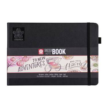 Schets-notitieboek sakura a5 wit | 1 stuk