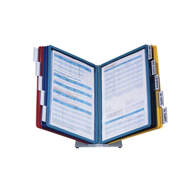 Bureaustandaard Durable Vario met 10-tassen A4 assorti-10