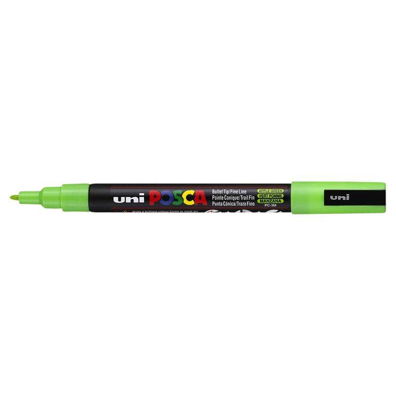 Verfstift Posca PC3M F appelgroen-0