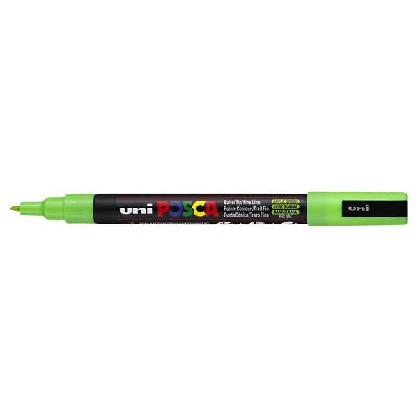 Verfstift Posca PC3M F appelgroen