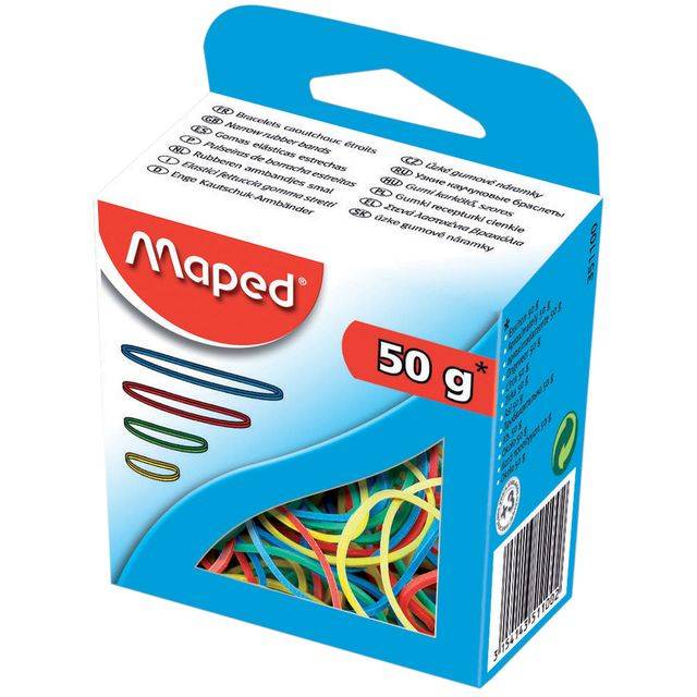Elastiek Maped 50 gram assorti-0