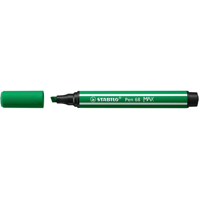 Viltstift stabilo pen 68/36 max smaragdgroen | Omdoos a 5 stuk-0
