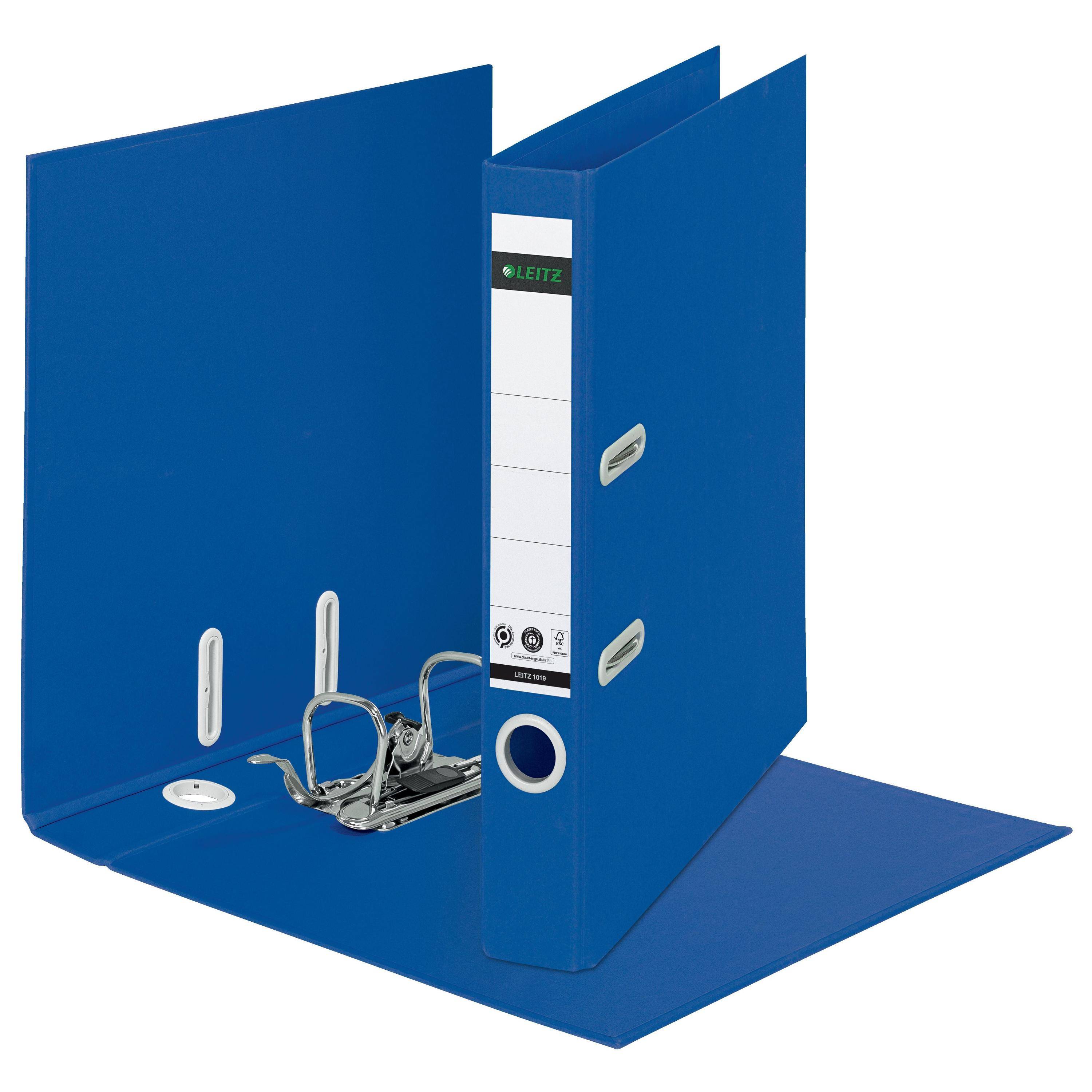 Ordner Leitz 180° Recycle 55 mm karton A4 blauw | 10 stuks-0