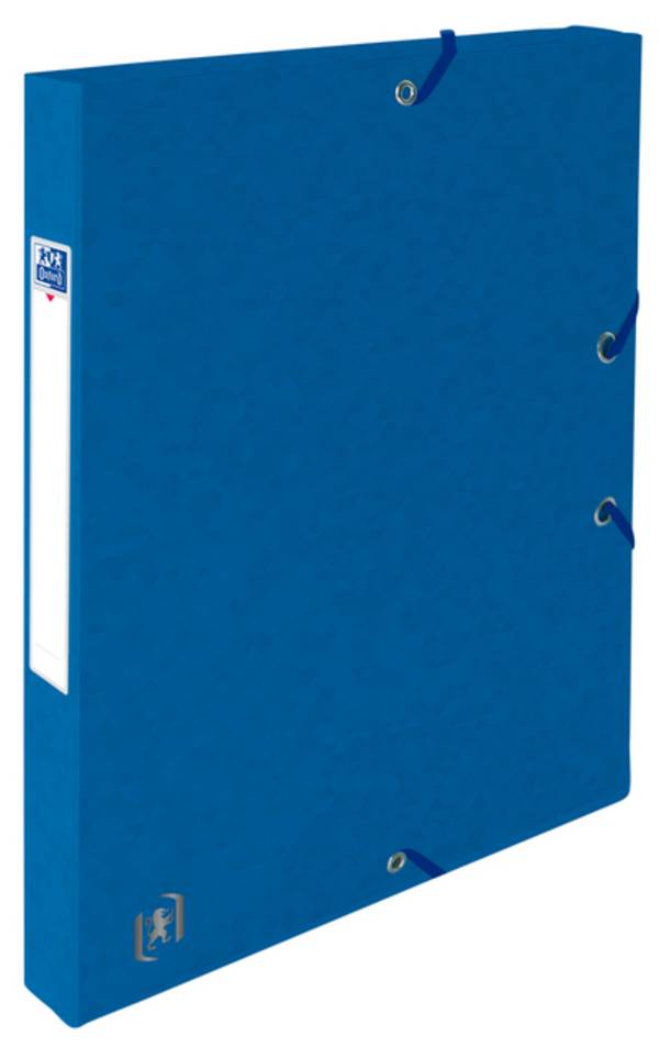 Oxford 3045050383670  Oxford -  Elastobox  top file+ a4 25mm blauw
