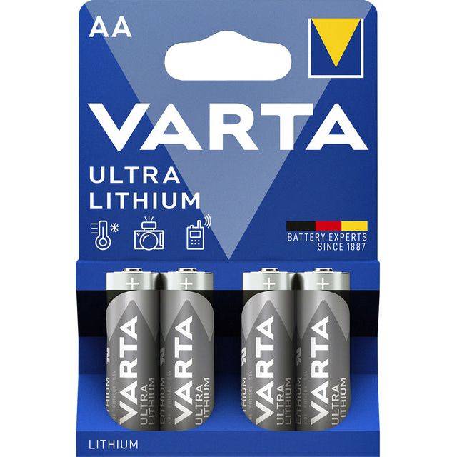 Varta Professional Lithium AA - 1,5 V, 2900 mAh, LI/IRON DI-3