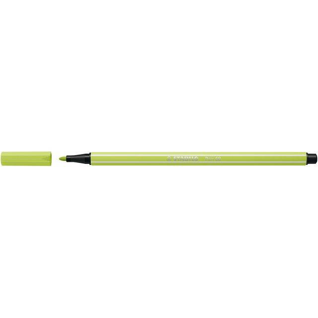 Viltstift stabilo pen 68/14 m vleugje limoen | 1 stuk-0