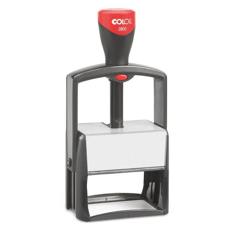 Tekststempel Colop Heavy Duty 2800 Classic Line personaliseerbaar rood-0