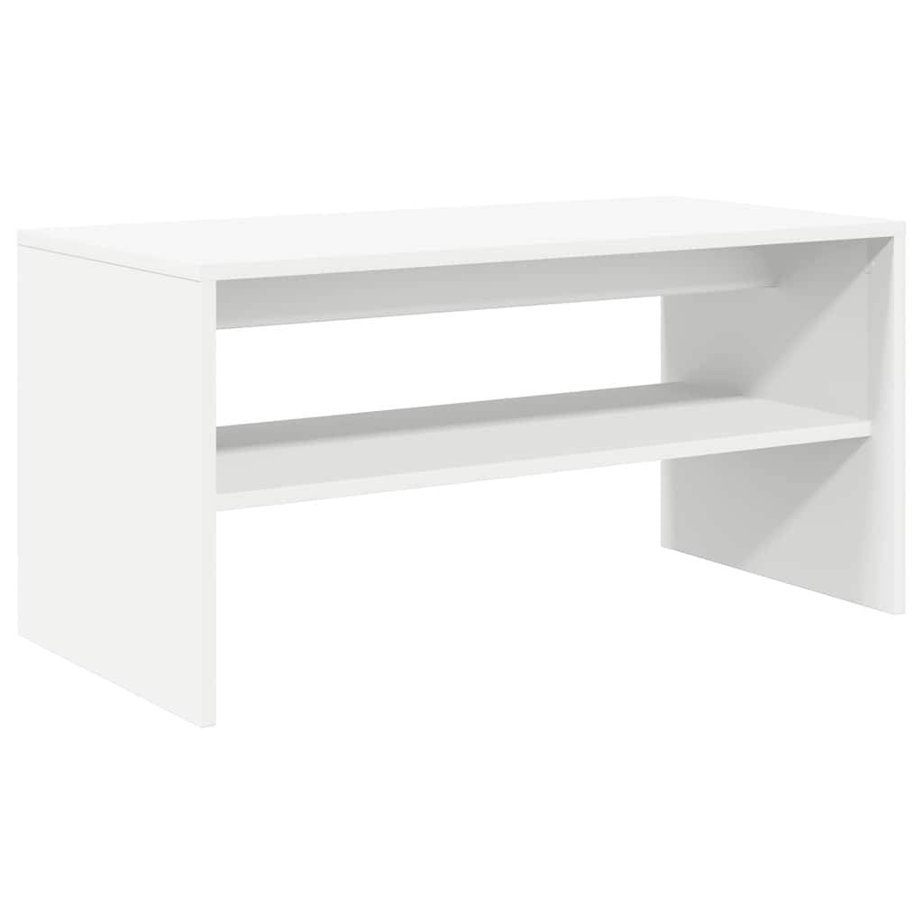 vidaXL Tv-meubel 80x40x40 cm bewerkt hout wit-0