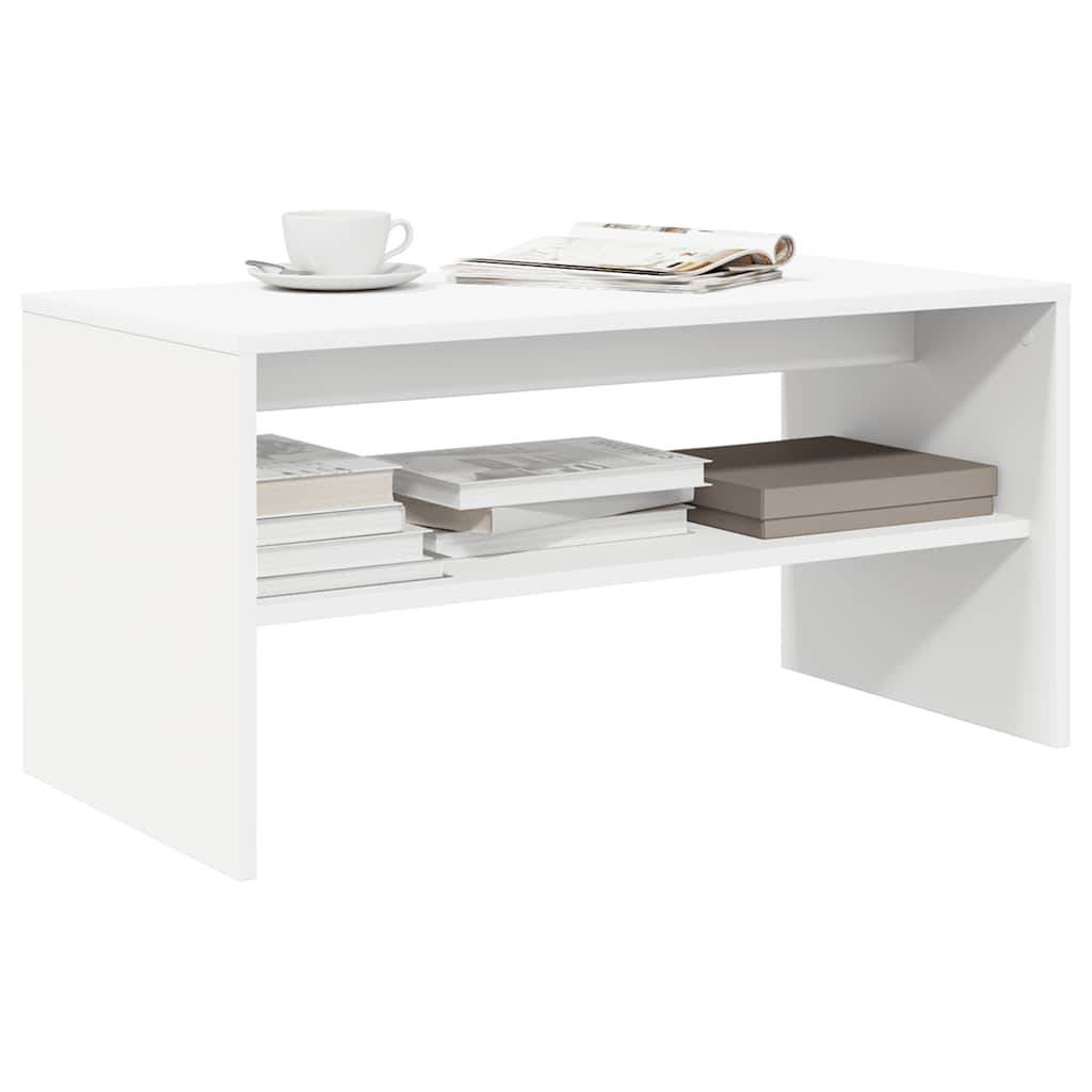 vidaXL Tv-meubel 80x40x40 cm bewerkt hout wit-1