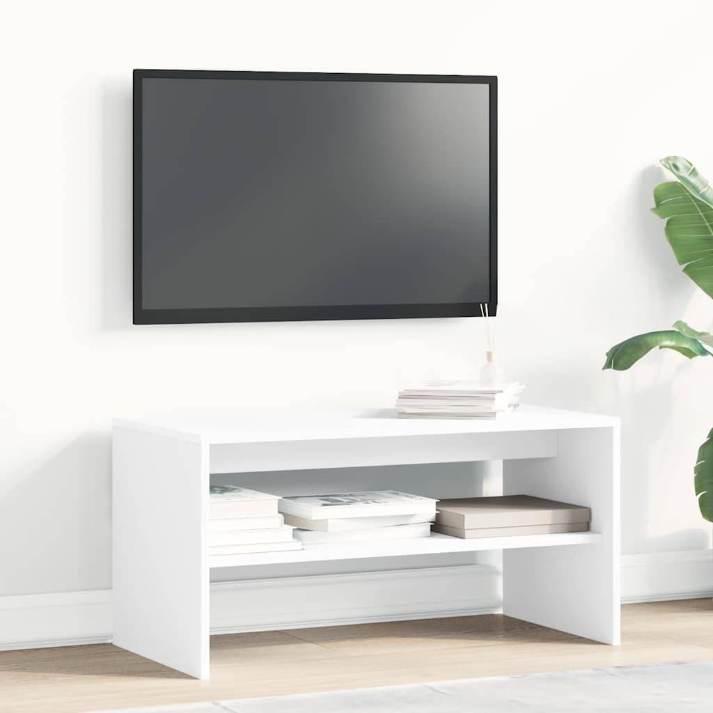 vidaXL Tv-meubel 80x40x40 cm bewerkt hout wit-2