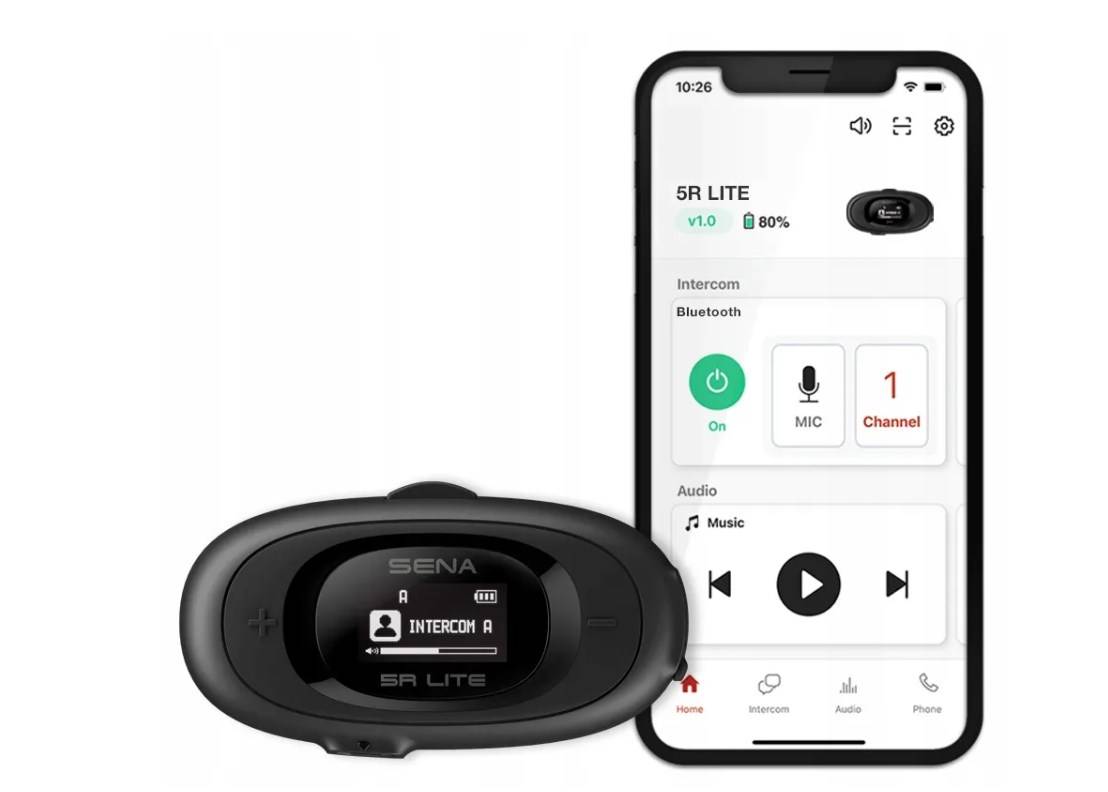 Sena 5r lite bluetooth intercom zilver 88096295291368809629529136-2