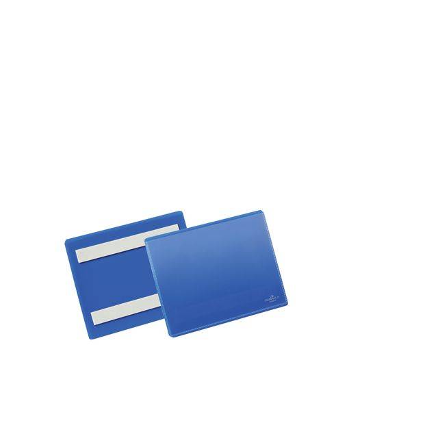 Documenthoes durable zelfklevend a6 liggend blauw | Doos a 50 stuk-0