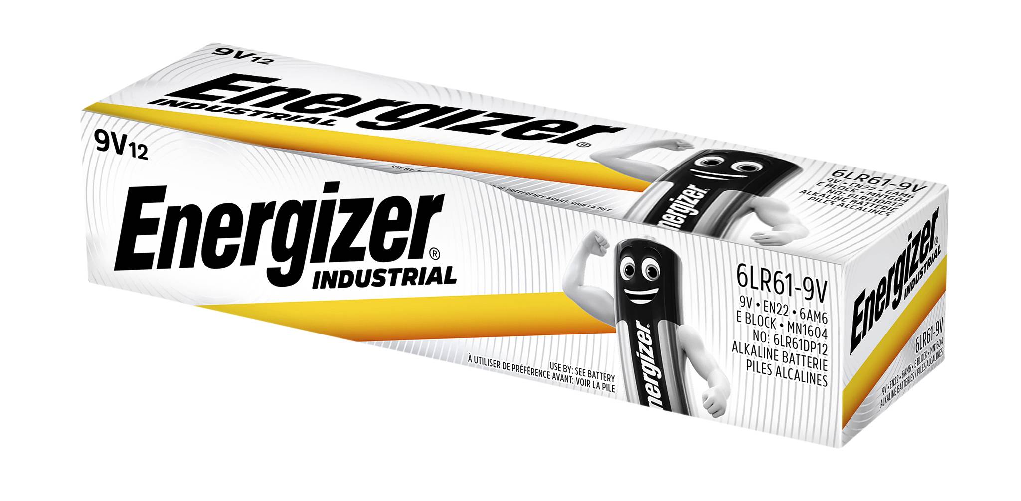 ENERGIZER BATTERIES INDUSTRIAL PRO 6LR61 9V 12 STUKS-2