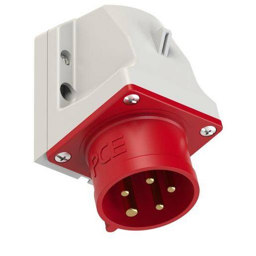 Vaste voedingsontvanger met stekker 16/5 IP44 400V-0