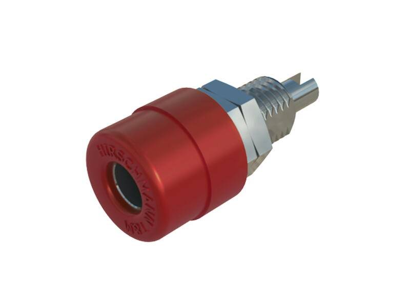 HIRSCHMANN Test & Meting BIL 20 Contactdoos met ge�soleerde kop rood-0