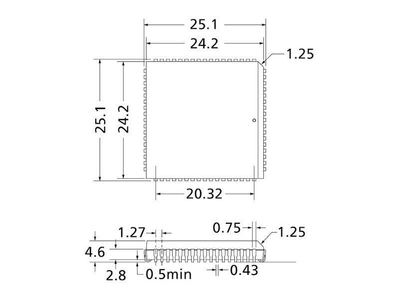 ISP-MC 2,7-5,5V 64K-Flash60MHz-2