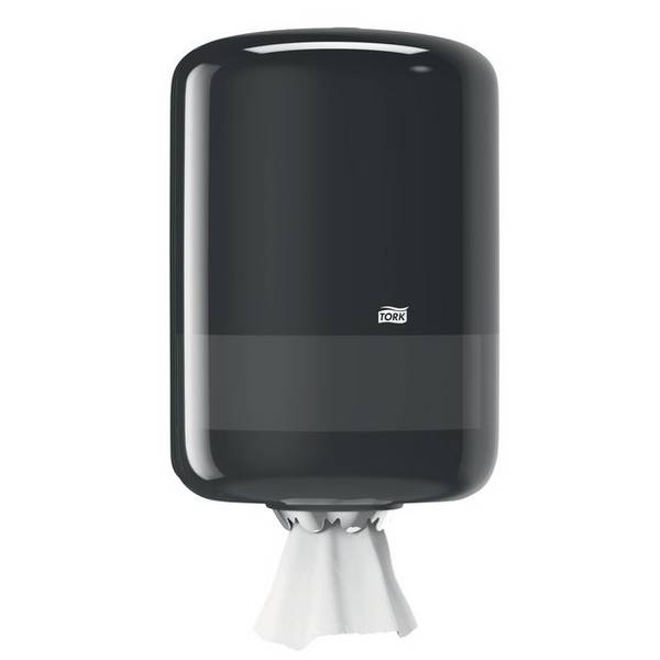 Tork 7322540349399  Tork -  Poetspapierdispenser m2 elevation zwart