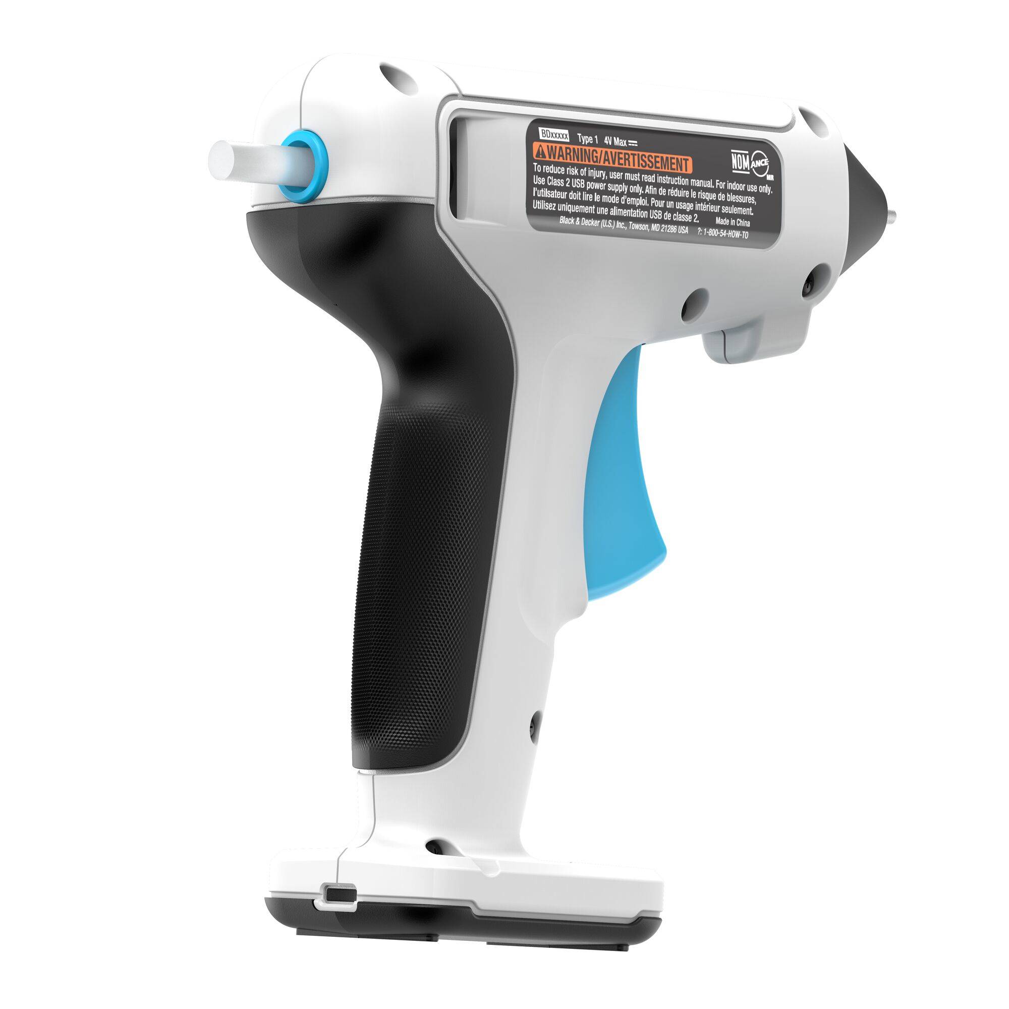 Black+Decker BCGL115-XJ Heetlijmgun 3,6V Accu USB-C Oplaadkabel (BCGL115-XJ)-2