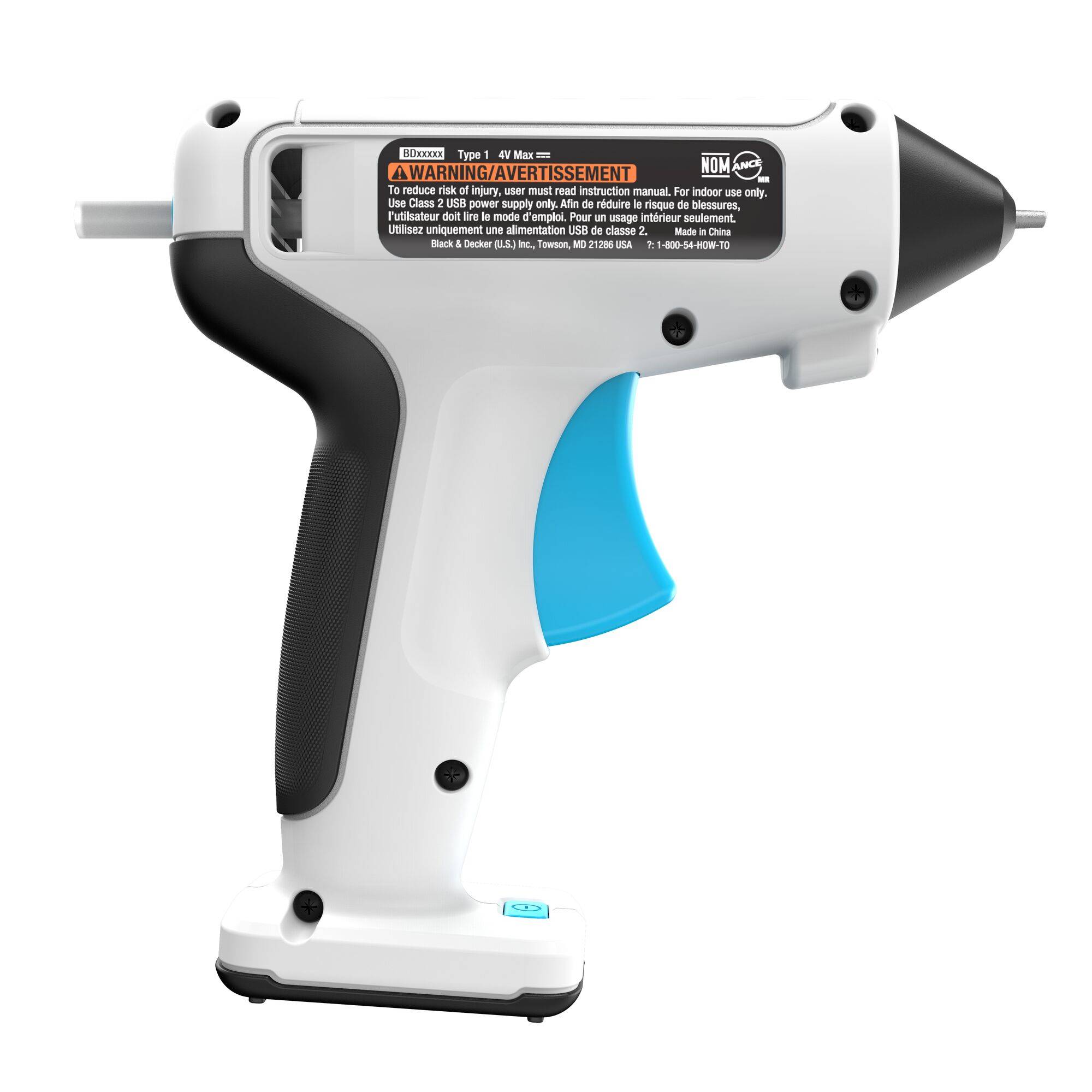 Black+Decker BCGL115-XJ Heetlijmgun 3,6V Accu USB-C Oplaadkabel (BCGL115-XJ)-3