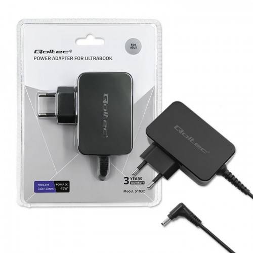 QOLTEC ZSI-51032 Voedingseenheid: schakelende; 19VDC; 2,37A; Uitg: 3,0/1,0; 45W - 1 stuk-2