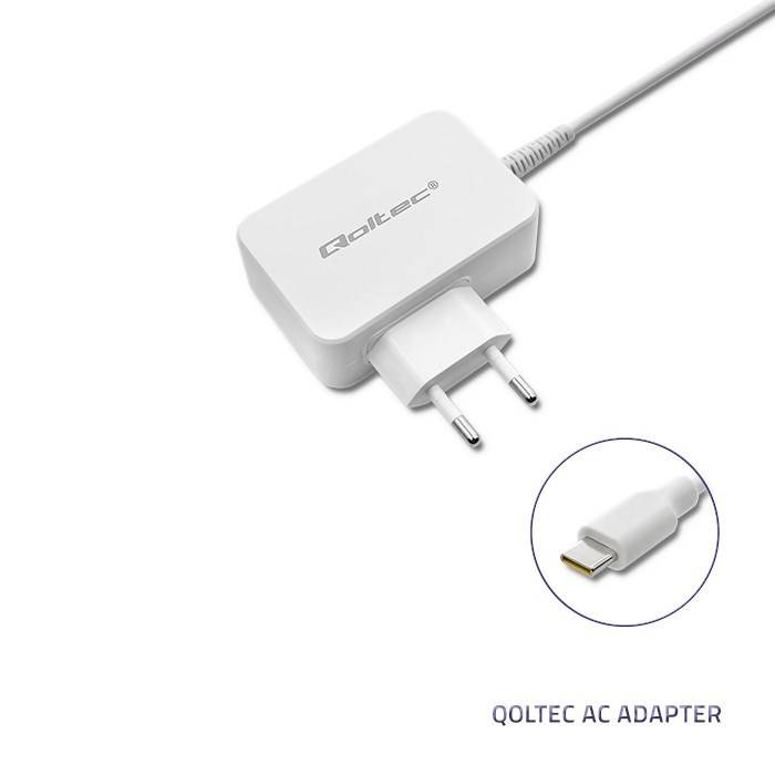 Qoltec 51039 voedingsadapter/omvormer voor binnengebruik, 65 W, wit.-4