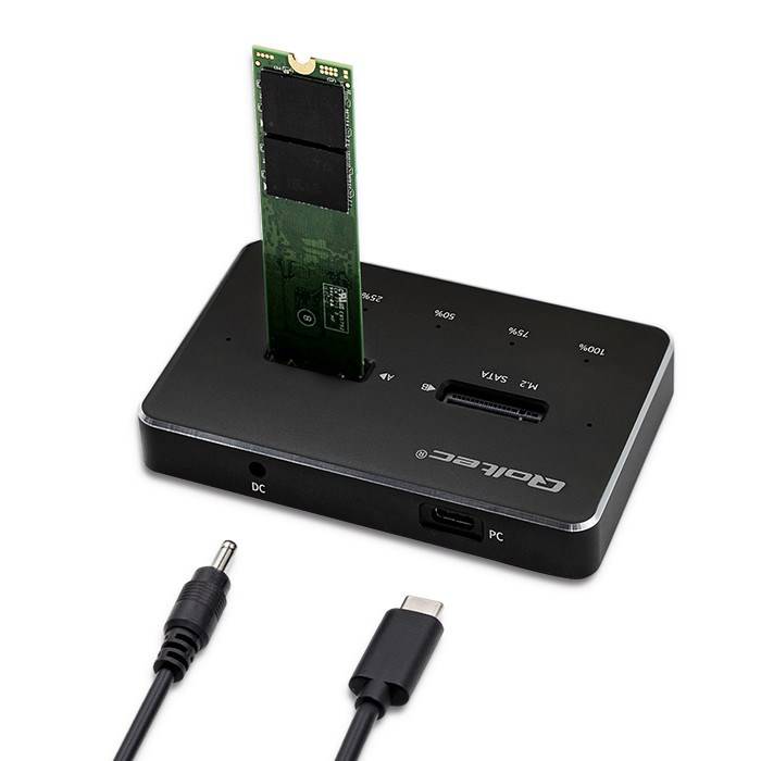 Qoltec 50310 dockingstation voor 2x SSD M.2 SATA | NGFF | USB Type C-5