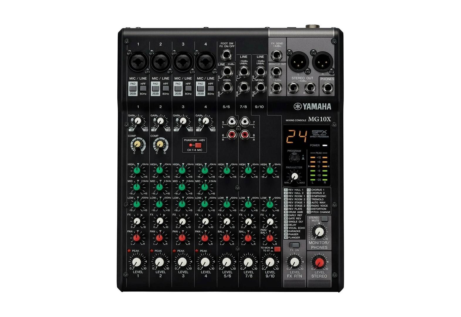Yamaha MG10X CV - 10-kanaals mengpaneel-0