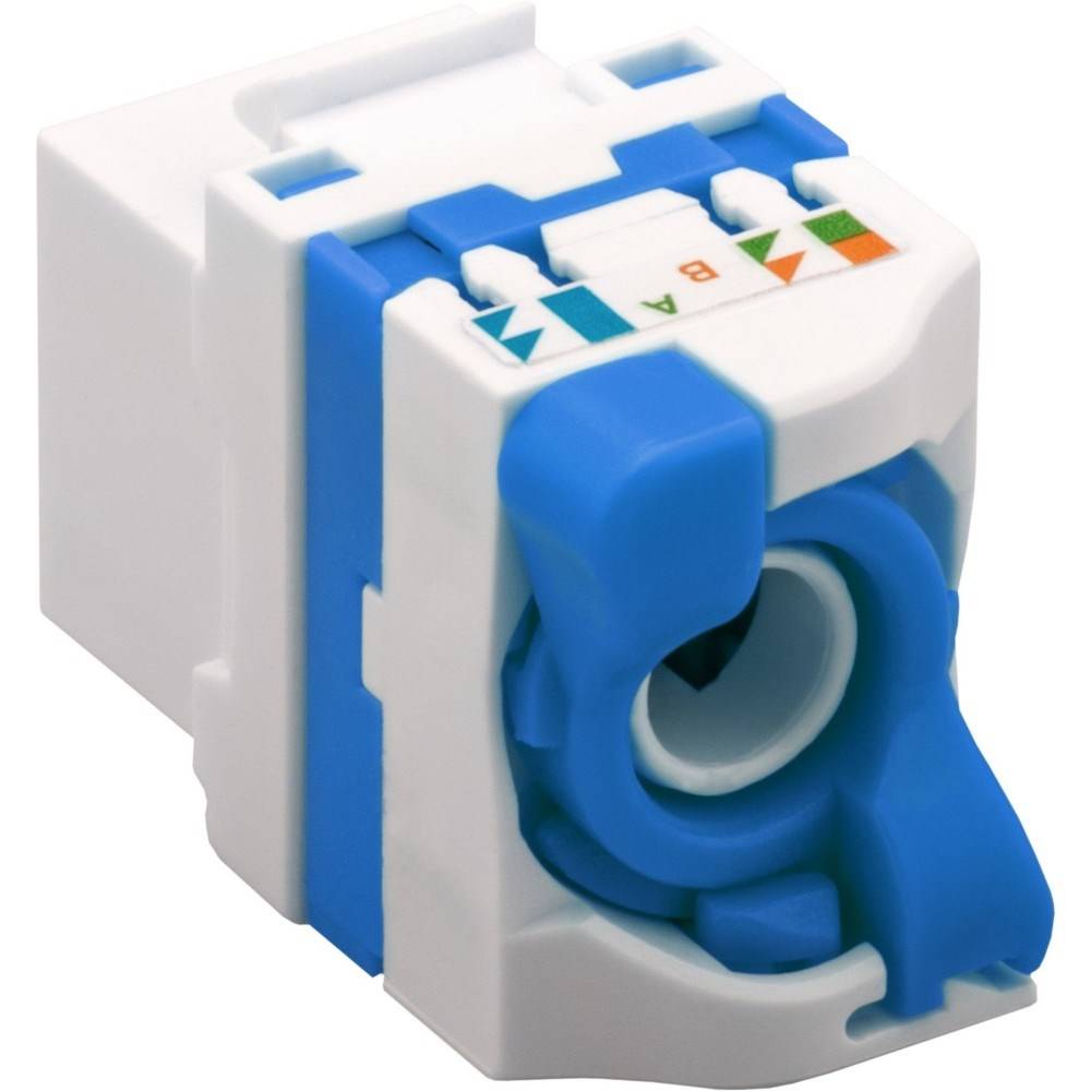 Techly CAT 6a KeyStone RJ45-aansluiting UTP onafgeschermd, gereedschaploos IWP-MD C6A/UROTT-1