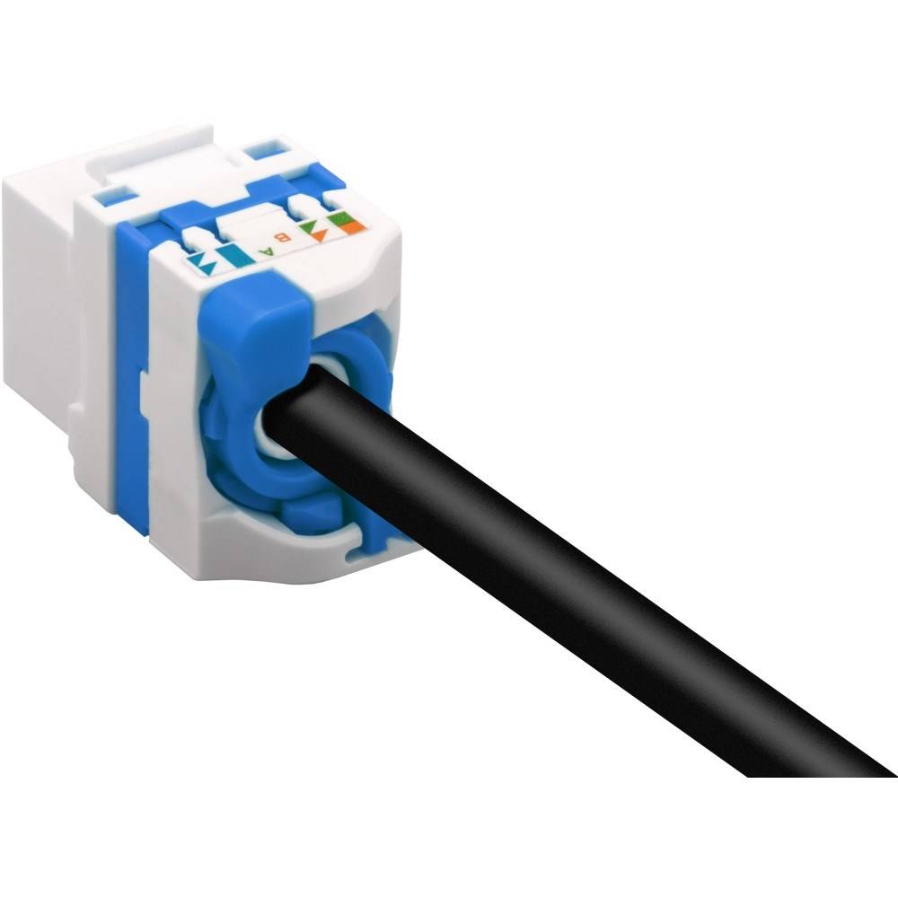 Techly CAT 6a KeyStone RJ45-aansluiting UTP onafgeschermd, gereedschaploos IWP-MD C6A/UROTT-3